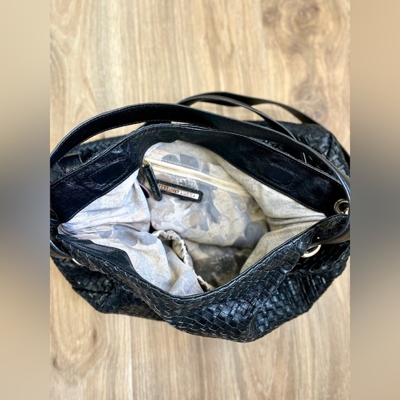 Elliott Lucca, beautiful black woven Hobo bag EUC - Picture 5 of 7